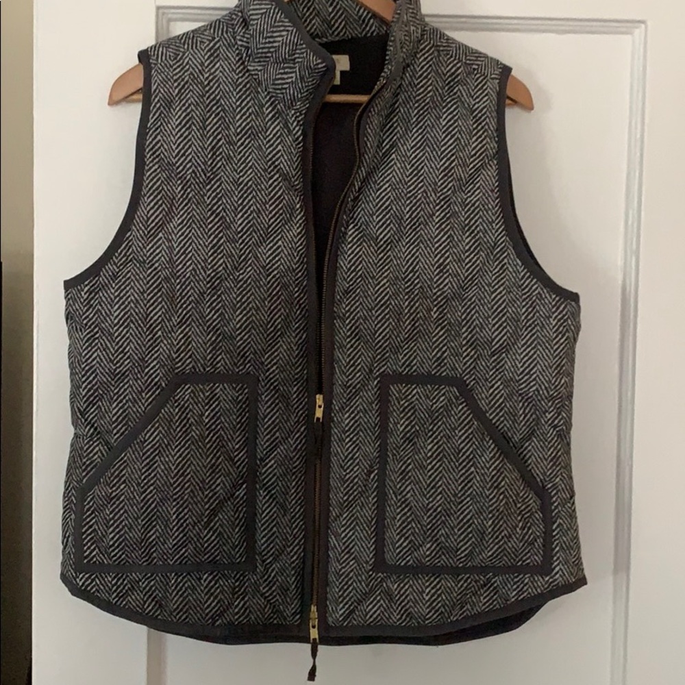 J. Crew Herringbone Vest